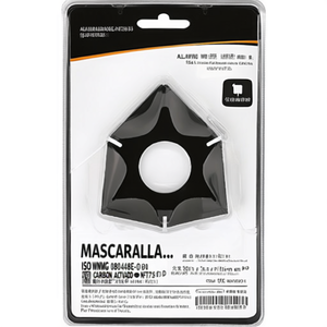Plaquette de tournage indexable ISO WNMG 080408E-NFT7335 D. 5.16mm MT-CVD revêtue PU 10 pour outils de tournage de précision - Product Image 2