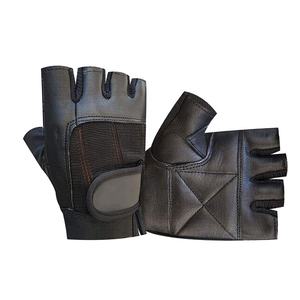 NOUVEAU Gants de musculation en cuir GEO BROTHERS à demi-doigts, avec sangle de poignet réglable, personnalisables, unisexes, pour le fitness - Product Image 3