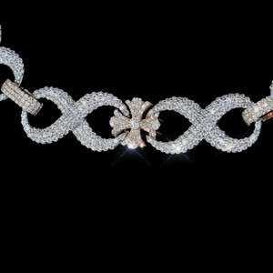 Chaîne à maillons cubains Moissanite Cadeau pour homme 12mm coupe ronde style hip hop plaqué rhodium Mariage en argent sterling 925 - Product Image 3