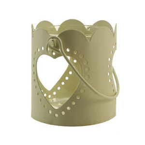 Éclairez votre maison avec des supports de lumière de thé jaune personnalisables parfaits pour les cadeaux de Noël et la décoration avec support en métal - Product Image 4