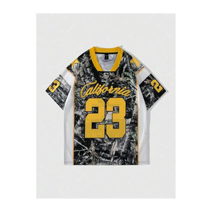 Nouveau Maillot de Football Américain Camouflage Style Vintage Homme 2026 – T-shirt Court Rétro Style Urbain Personnalisable Vente en Gros Meilleure Vente - Product Image 1