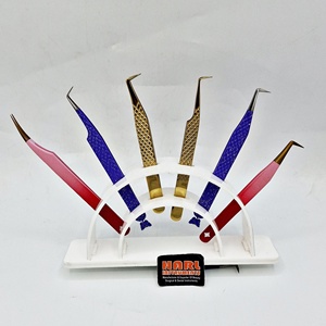 Customize Beauty Tool Eyelash Tweezer Stand Multifunctional Reusable Acrylic Tweezers <b>Shelf</b> Holder Eyelash Tweezer Storage <b>Box</b> - Product Image 6