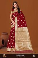 Fournisseurs de saris en gros Ganika de la marque Ronisha en Inde