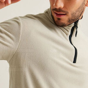 แจ็กเก็ตซิปครึ่งตัวของผู้ชายทรงสลิมฟิตไม่มีฮู้ดพร้อมวัสดุกันความชื้นเพื่อความสบายในชีวิตประจำวัน - Product Image 6