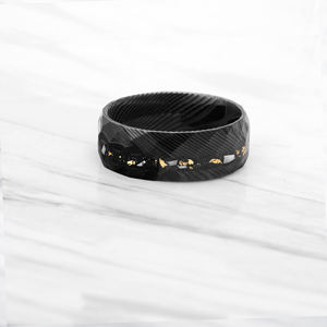 Anillos de acero de Damasco Anillo de acero de Damasco hecho a mano unisex - Product Image 3
