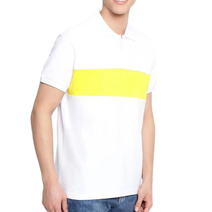 Polo brodé imprimé en gros 100% coton Coupe classique ajustée Vêtements pour hommes Logo personnalisé Uniformes Polos pour hommes - Product Image 4