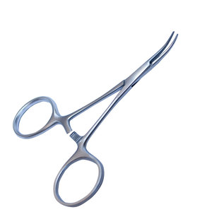 Fórceps hemostáticos manuales de acero inoxidable de grado quirúrgico profesional hechos en fábrica con mordazas dentadas para uso hospitalario seguro - Product Image 3