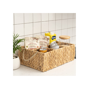 ตะกร้าใส่ของจากหญ้าทะเลตะกร้าใส่ของคุณภาพสูงเป็นมิตรกับสิ่งแวดล้อมตะกร้าเก็บของสำหรับตกแต่งบ้านตะกร้าหัตถกรรมผลิตจากเวียดนาม - Product Image 1