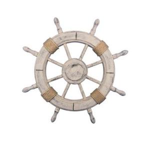 Ruedas de barco náuticas modernas Diseñador personalizado Vintage de madera Hecho a mano logotipo personalizado impresión al por mayor Elegante elegante - Product Image 1