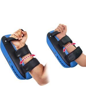 Tapis Thaï incurvé en cuir imprimé avec logo personnalisé mitaines de boxe cible MMA Muay Thai Fitness coussin Thai - Product Image 1