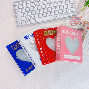 Costmisable 32 Poches Creux <span class=keywords><strong>Coeur</strong></span> Coréen Coloré Mini Album <span class=keywords><strong>Photo</strong></span> Cartes Photocard Titulaire Livre Recueillir Kpop Album De Fotos - Product Image 3
