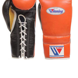 Gants de boxe professionnels en cuir de vachette, à lacets, design personnalisé, pour entraînement et sparring, pour adultes, 12oz, 14oz, 16oz - Product Image 2