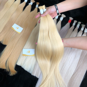 Cabello Humano Vietnamita 100% de Alta Calidad, Cabello Virgen al Por Mayor, Super Double Drawn Ends, Cabello Premium Minh Khang, Máquina de Cabello, 100g - Product Image 1