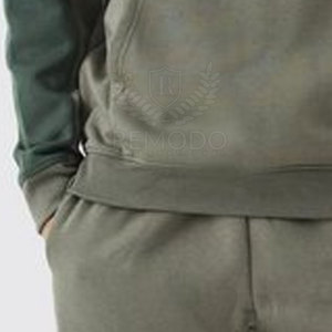 Último diseño, chándal de algodón de Color personalizado, tela suave de secado rápido, chándal de algodón para hombre, chándal de algodón para uso al aire libre para hombre - Product Image 5