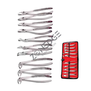 เครื่องมือจัดฟันเครื่องมือจัดฟันแบบโค้ง10ชิ้นคีมทันตกรรมคีมผ่าตัดทันตแพทย์ - Product Image 5