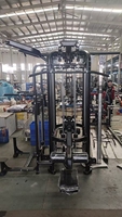 Máquina de entrenamiento multifuncional comercial de 5 estaciones con cable cruzado y pila de pesas para gimnasio