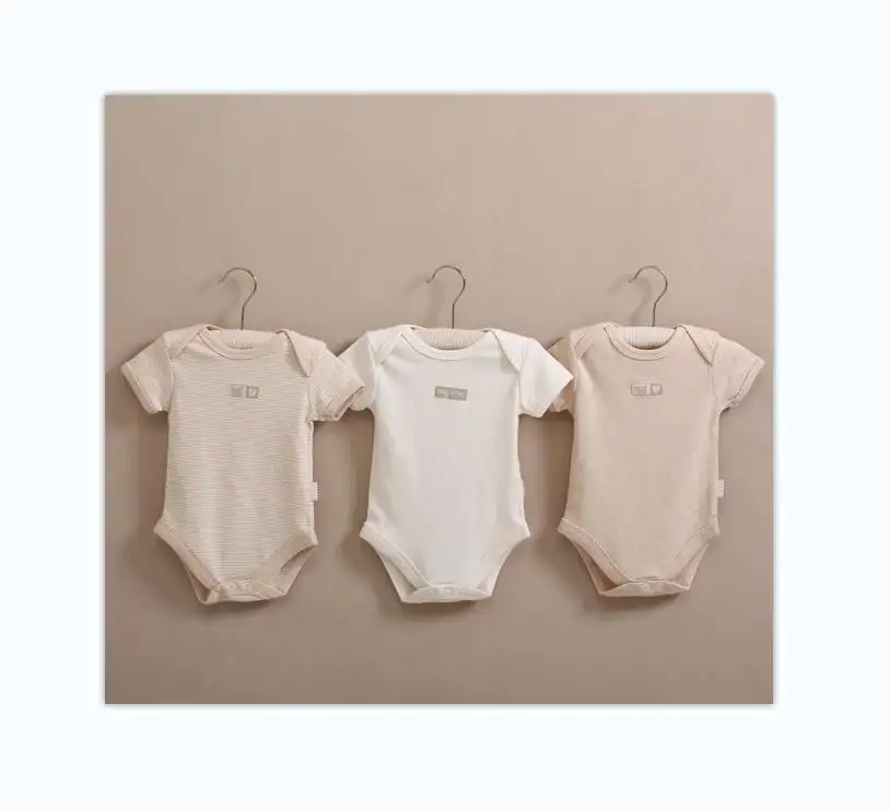 100% GOTS sertifikalı organik pamuk bebek giysileri bambu tulum ve tulum kadınlar için tulum bebek romper