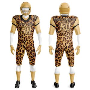 Traje deportivo para hombre Cómodo 100% Poliéster Uniforme de fútbol americano Corto Transpirable Técnicas impresas Nuevos conjuntos de uniformes - Product Image 5