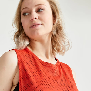 Camiseta sin Mangas de Algodón 100% para Mujer, con Logo Personalizado, Acanalada, Tejida, Transpirable, para Gimnasio, Ropa Casual de Calle, Venta al Por Mayor - Product Image 2