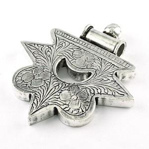 ¡Atractivo! Colgante pesado de joyería de plata lisa, colgante de Plata de Ley 925, joyería de moda, colgante de diseñador único - Product Image 3