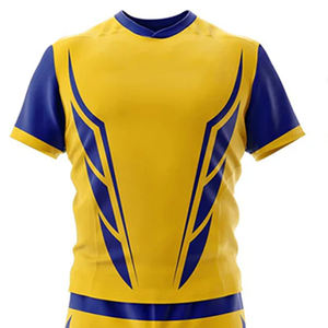 Kits de vêtements d'équipe de rugby Maillots et shorts personnalisés Fabricant de vêtements de sport OEM Vente en gros Vêtements professionnels durables à séchage rapide - Product Image 4