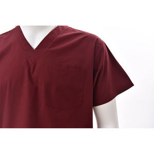 Ensembles d'uniformes Shift Fit Scrubs avec chemise à manches courtes ventilée et col montant simple pour les tâches quotidiennes - Product Image 5