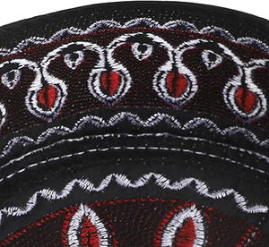 Chapeau de prière musulman islamique imperméable OEM pour hommes, Kufi, couvre-chef, foulard du Ramadan, 100% coton, meilleure qualité, vente en gros, Topi - Product Image 6
