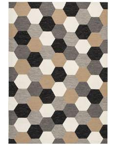 Tapis Kilim design tissés à la main en laine Tapis tressés à la main en laine pour le salon - Product Image 2