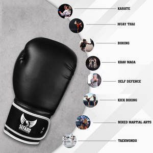 Guantes de Boxeo Hechos a Medida con Estilo Único, Guantes de Boxeo Deportivos de Color Sólido en Existencia - Product Image 4