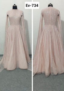 Vestido de Fiesta Largo de Lujo con Cuello Halter de Malla, Tirantes Espagueti, Largo hasta la Rodilla, con Cuentas y Cadenas de Borlas para Mujer - Product Image 6