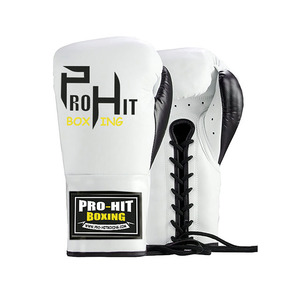 ถุงมือชกมวยสำหรับผู้ชายถุงมือชกมวยถุงมือชกมวยทำจากวัสดุ PU โลโก้สีสำหรับแข่งขัน - Product Image 4