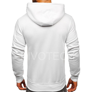 Sweats à capuche décontractés de sports de plein air de couleur unie d'automne et d'hiver pour hommes - Product Image 2