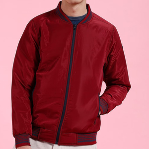 Chaqueta de bombardero de invierno ligera informal con cremallera para hombre, tela de alta calidad, vendedor superior, estilo callejero para adultos, ropa para exteriores - Product Image 1