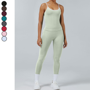 Women's High Waist Quick Dry Seamless Yoga <b>Leggings</b> with Drawstring Closure Solid <b>Pattern</b> Sportswear Activewear - Product Image 4