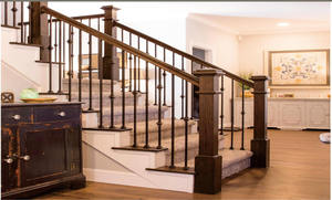 EFS FSC Vietnam Factory Wooden Box Newels with Flat Cap 4091P Solid Poplar Wood Eco-Friendly for Internal and External Staircase - Product Image 5