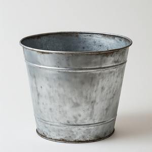Vintage <b>Galvanised</b> <b>Planter</b> Designed With Classic Texture Ideal For Elegant Garden Decoration And Holiday Home Styling - Product Image 2