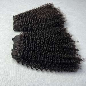 High Quality 100% Human Hair Cuticle Aligned Hair Raw Kinky Curly Bundles Hair Extensions No Shedding No Tangle from Vietnam - Product Image 2