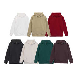Superventas celular transpirable tela de gran tamaño de peso pesado en blanco liso pulóver polar Sudadera con capucha hombres sudaderas con capucha - Product Image 2