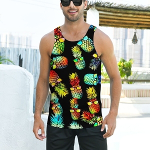 New Arrival High Quality Custom Logo Men's Gym TankTop Plus Size Fitness Wear for <b>Athletic</b> Training Breathable Workout Top - Product Image 2