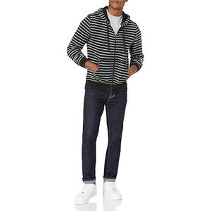 Sweat à capuche zippé d'hiver pour homme, isolant, léger, respirant, 100% coton, écologique, robuste, avec options personnalisables - Product Image 3