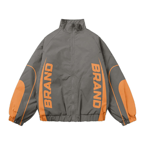 Conjunto Personalizado de Chaqueta y Pantalones Ligeros de Nailon, Chaqueta Cortavientos con Cierre, Ropa Deportiva Informal para Correr - Product Image 4