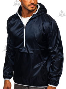 Chaqueta cortavientos para correr de nailon 100% cómoda al por mayor de OEM lona impermeable color sólido transpirable y resistente al viento - Product Image 4