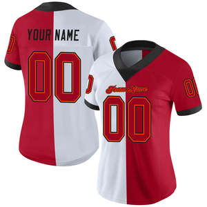 100% poliéster personalizable fútbol americano Jersey transpirable entrenamiento uniforme de fútbol para hombres jóvenes con nuevo diseño logotipo frontal - Product Image 3