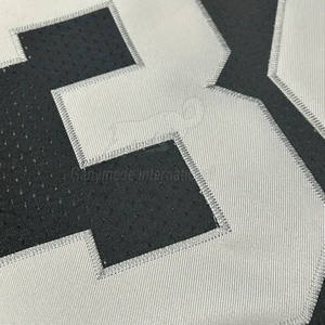 Tela Deportiva Transpirable de Malla con Logotipo Personalizado Bordado para Uniformes y Ropa de Equipo - Product Image 5