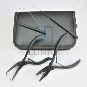 2023 <b>Mini</b> New Arrival Hair Extension <b>Tools</b> <b>Kit</b> in Black Matte Color and Brand Labelling Custom Ability - Product Image 6
