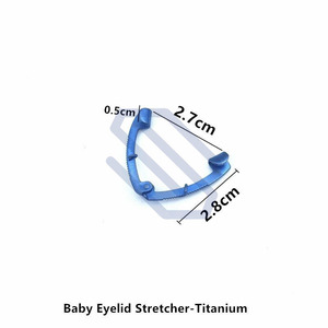 Espéculo de ojo Sauer infantil de titanio, instrumento quirúrgico ocular oftalmológico para bebé, CE - Product Image 1