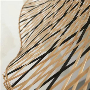 โคมไฟแขวนเพดานทำจากไม้ไผ่โคมไฟแขวนสำหรับร้านอาหารในร่มทำจากวัสดุไม้ไผ่ - Product Image 2