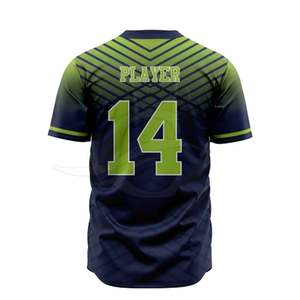 Uniforme de Béisbol Personalizado para Hombre, Talla Grande, Transpirable, Antibacterial, Anti-UV, Secado Rápido, Ropa Deportiva para Exteriores, Directo de Fábrica - Product Image 4