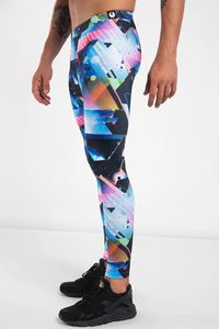 Leggings de sport pour homme en polyester/spandex à séchage rapide, personnalisables par sublimation - Product Image 6
