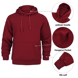 Ventes en gros 2025, sweat-shirt à capuche décontracté pour homme, taille plus, uni, respirant, pantalon de survêtement d'hiver, ensemble de survêtement unisexe en polaire - Product Image 3
